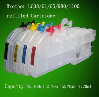 China Refill ink cartridge for Brother (LC38 cartridge) printer for sale