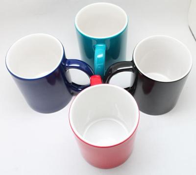 China Sublimation 11ozFull color changing mug for sale