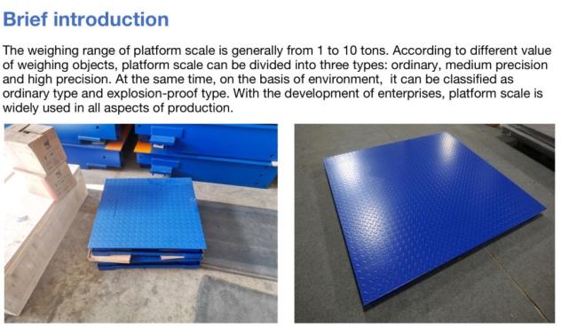 3 Ton Weighing Scale 1.5X1.5m Floor Scales Floor Scale