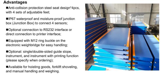 10 Tons to 200 Tons Electronic Industrial Digital Weighing Truck Scales