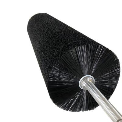 China Custom Cylindrical Nylon Brush Industrial Rotary Brushes for sale