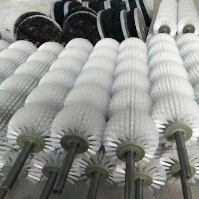 China Customized Industrial Roller Brushes Conveyor Belt Cleaning Brush 80mm for sale