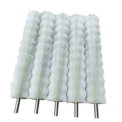 China Industrial Rotary Cylindrical Conveyor Brushes Nylon For Fruit Cleaning for sale