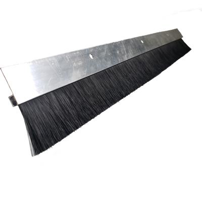 China Dustproof Aluminum Alloy Brush Seal Strip Brush For Door Seal for sale