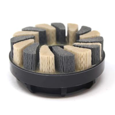 China OEM escova de lixação abrasiva de metal escova de fio para lixação de madeira Nylon à venda