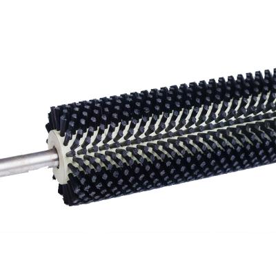 China Customized Industrial Cylinder Nylon Roller Brush For Cleaning for sale