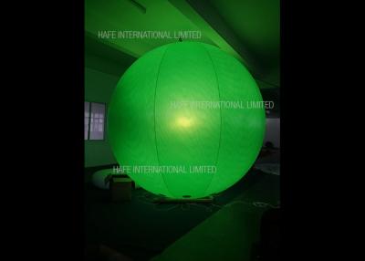 China Advertising Air Lock Helium Balloon Lights , RGB LED Illumination Light Up Helium Balloons for sale