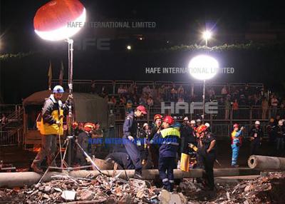 China Trabajo industrial móvil del haluro 300W del metal de la luz del globo del sitio para el rescate del terremoto en venta