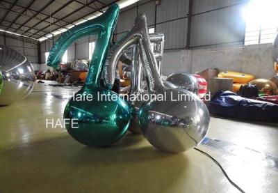 中国 膨脹可能な広告の音符ミラーの人目を引く気球をカスタマイズして下さい 販売のため