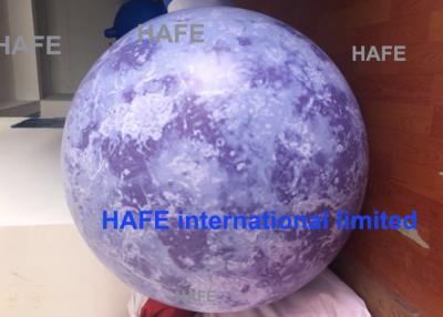 China 4M Gaint Moon Balloon Inflatable Earth Inflatable Helium Night Decoration for sale