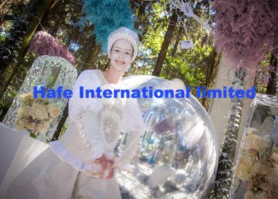 China Silver Giant Advertising Balloons For Outdoor Private Theme Winter Party for sale