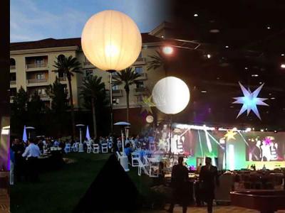 Китай 3200lm - жемчуг 16000lm Rgb привел раздувное оформление темы фестиваля дисплея экспоната воздушного шара продается
