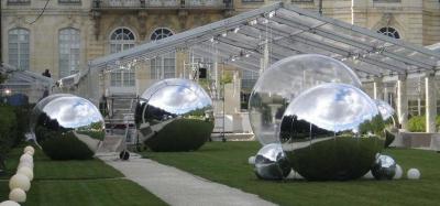 中国 2.5mの直径膨脹可能なミラーの気球/でき事の装飾の銀製の反射球 販売のため