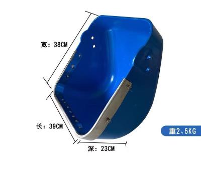 China Blue Farms And Poultry Plastic Feed Troughs Large Plastic Feeding Trough for sale