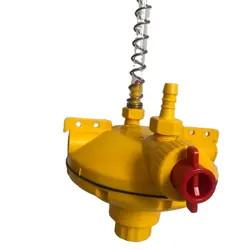 China ABS Chicken Water Pressure Regulator Poultry Drinking Line Parts Yellow for sale