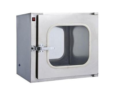 China 50HZ 60HZ Lab Pass Box , SS Cleanroom Pass Box HEPA 0.3um 99.99% 220V for sale