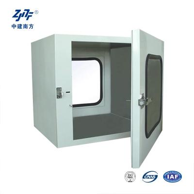 China Mechanical Cleanroom Interlock Pass Box Dust Free With Interphone UV Light for sale