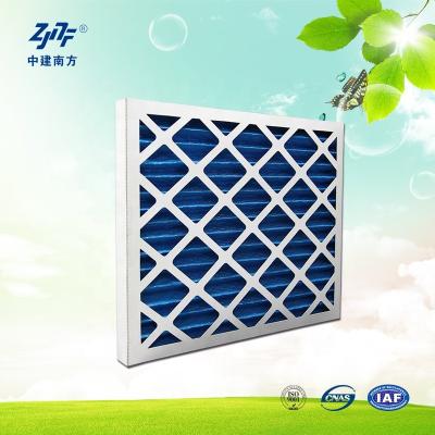 China Sistema de ventilación del panel prefiltro de aire plegable Marco de papel G1 G2 G3 G4 en venta