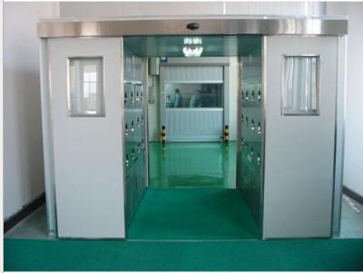China Industrial Clean Room Equipment Dust Free Cargo Air Shower With Automatic Door for sale