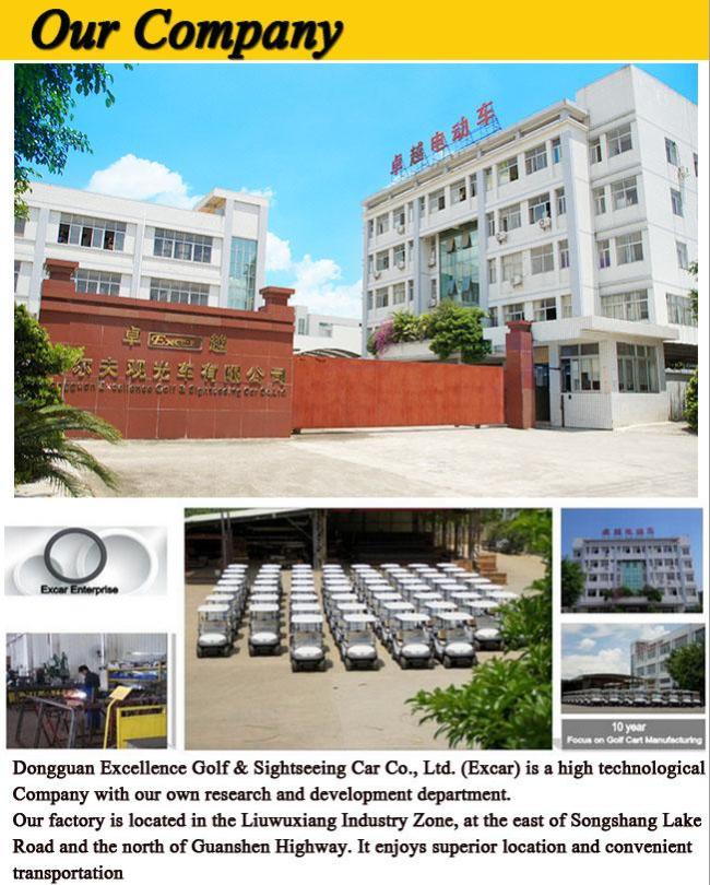 Excar Electric Golf Shuttle Bus For Sightseeing Journeys With 72V Trojan Battery 11