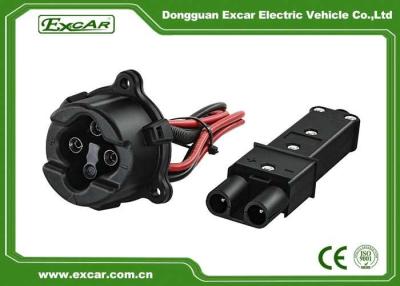 China 2 Pin Golf Car Car Charger Plug y receptáculo para el accesorio de coche de golf eléctrico YMH en venta