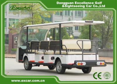China 14 Person Electric Sightseeing Car 48V Trojan Battery Electric Shuttle Car for sale