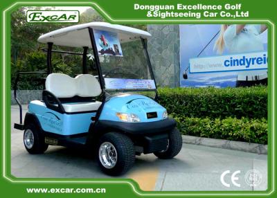 Chine Voiture de golf de batterie de chariot de golf de seater d'EXCAR 2 mini/contrôleur Trojan électriques de Curtis à vendre
