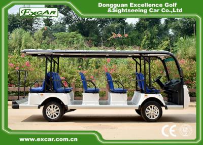 China Green / Black 14 Seater Electric Sightseeing Bus KDS Motor 72V 7.5KM for sale