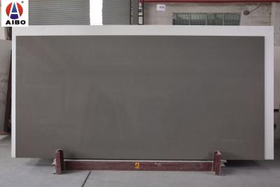 China Commercial Projects Dark Grey Quartz Countertops Strong Resistance To Scratch for sale