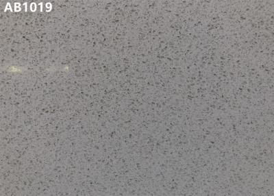 China High Tenacity Grey Quartz Stone Polished Surfaces Finished Staining Resistant Block Step for sale