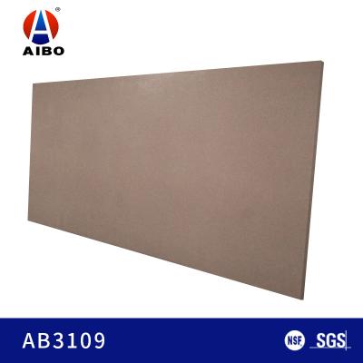 China Cut To Size Light Brown Artificial Quartz Stone Bathroom Vanity Top for sale