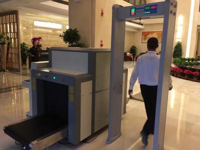 China 60 Degree Angle X Ray Baggage Scanner Customized Load Ability CE  ISO for sale