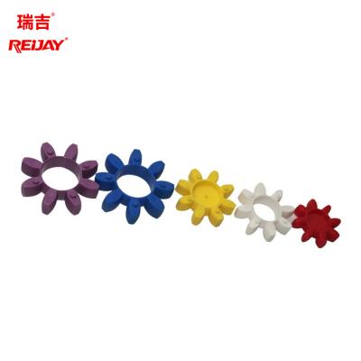 China OEM Polyurethane Coupling Elastomers Jaw Rubber Coupling Spider for sale