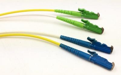 China E2000 Fiber Optic Patch Cord , Fiber Optic Network Cable Customized Length for sale