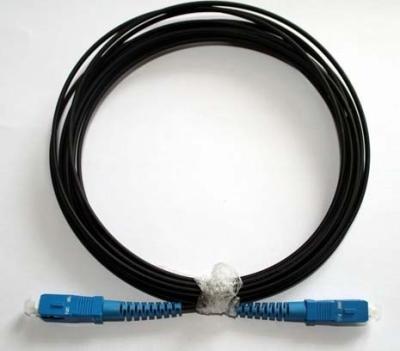 China Outdoor Fiber Optic Patch Cord , Sc Lc Fiber Patch Cord 2200 N/100 Mm Crush Resistance for sale