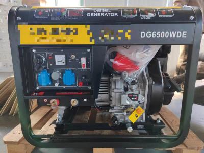 China 220V Diesel Welding Generator 6500EAW Genset Diesel Welder Generator for sale