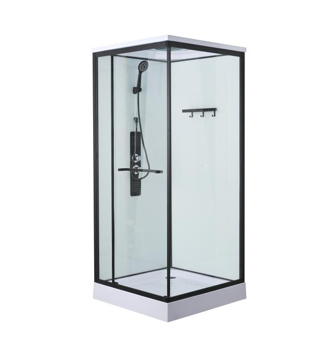 Tempered Glass Shower Cabinet Room with Sliding Door