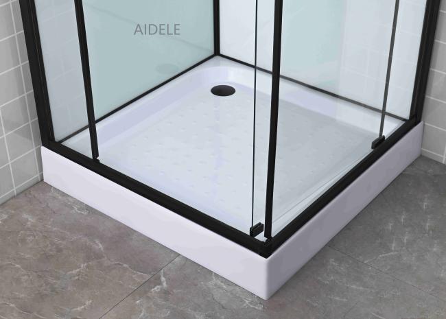 Tempered Glass Shower Cabinet Room with Sliding Door