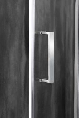 Китай Раздвижные душевые двери из закаленного стекла 100X195CM с хромированным профилем и прозрачным стеклом продается