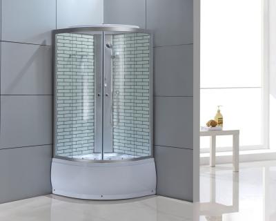 China Sliding Easy Clean Quadrant Shower Enclosures 1-1.2mm for sale