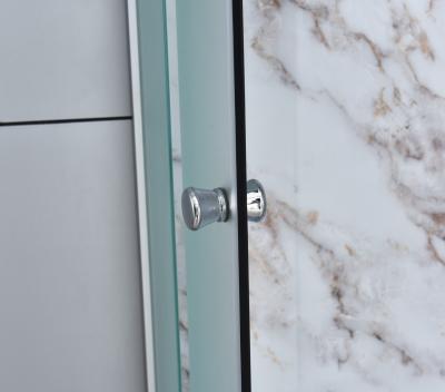 Chine Cadre en aluminium de quart de cercle de salle de bains de clôture blanche de douche à vendre
