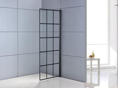 China Aluminum Frame Bathroom Shower Sliding Glass Doors 6mm for sale