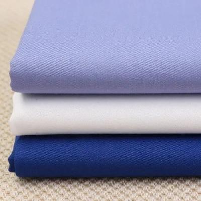 China FR Cotton Twill Fabric Low Shrinkage Machine Washable Custom Color for sale