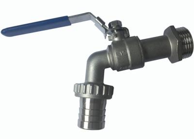China SS316 ball valve structure  Stainless Steel barb end hose bib for sale