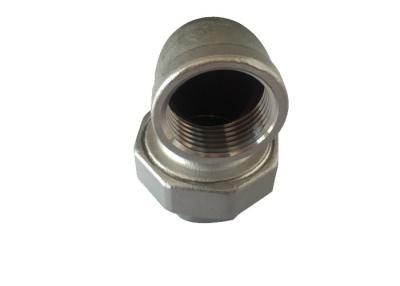 China Astm Standard Stainless Steel Pipe Fitting Bpt Or Npt Threaded 2 Mpa Pressure Elbow Union for sale