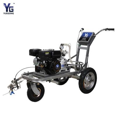 China Gasoline Engine Road Marking Machine Cold Paint Pavement Striping Machine for sale