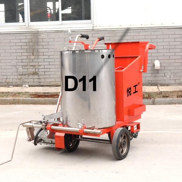 Quality fast speed straight line 10cm 15cm 20cm adjustable line marker hand-push thermoplastic road line marking machine for sale