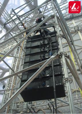China Outdoor Aluminum Triangle Layer Truss Hang Line Array Speakers for sale