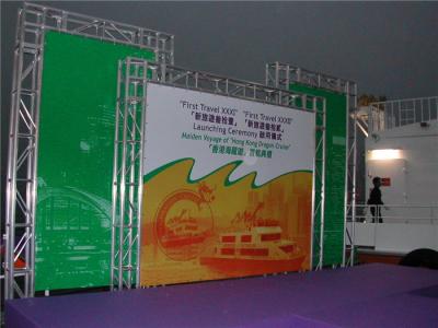 China Braguero del poste de la meta de la etapa de aluminio del triángulo que ata al aire libre para el tubo principal 50×3 milímetro de la ceremonia en venta