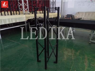 China 20m Max Span Creative 6082 Folding Truss Bright Black For Extensive Activities for sale